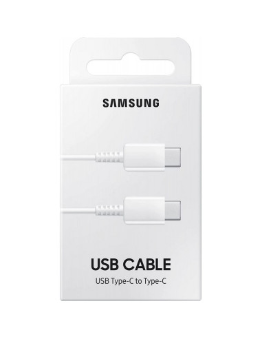 Cable samsung ep - da705bwegww usb tipo c -  usb tipo c blanco