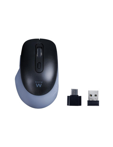 Raton inalambrico ewent ew3243 negro - gris