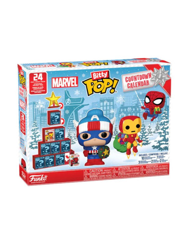 Bitty pop! calendario de adviento marvel comics