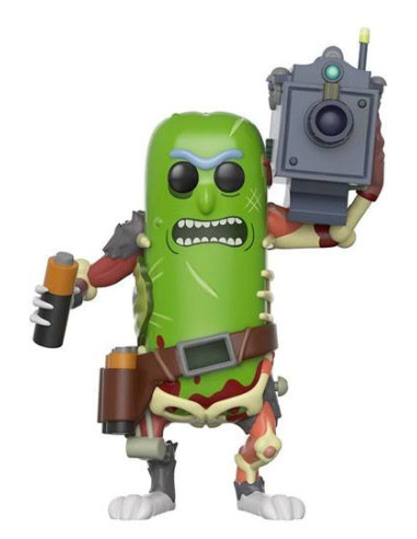 Funko pop animation vinyl rick y morty pickle rick con laser 9cm