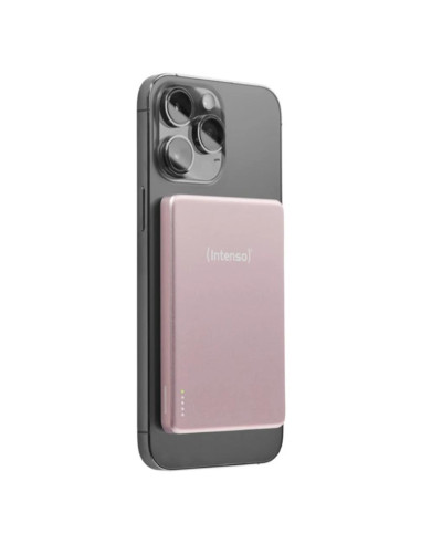Powerbank intenso mw5000 magsafe rosado magnetico