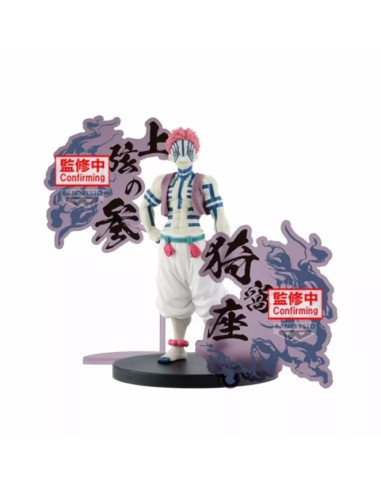Figura banpresto demon slayer kimetsu no yaiba ex akaza 17cm