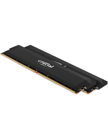 Memoria ram ddr5 64gb 2x32gb crucial pro oc - udimm - 6400 mhz - pc5 - 51200 - cl40 - 1.35v