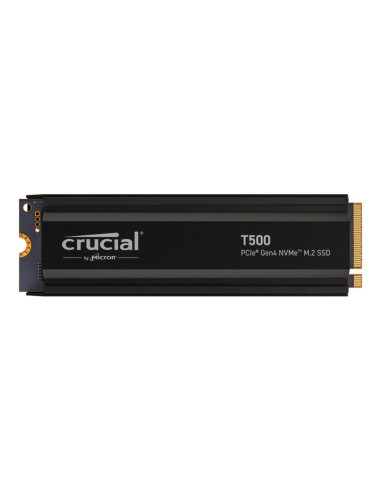 Disco duro interno solido ssd crucial t500 4tb pcie nvme 4.0 x4 con hs