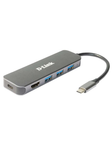 Docking station d - link dub - 2333 usb tipo c 5 en 1