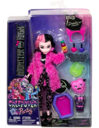 Muñeca mattel monster high fiesta de pijamas y mascotas