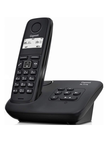 Telefono fijo inalambrico gigaset al117a - contestador - negro