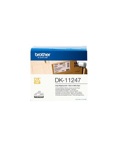 Etiquetas papel precortada brother dk11247 103 x 164 mm 180e ql1050 -  ql1100