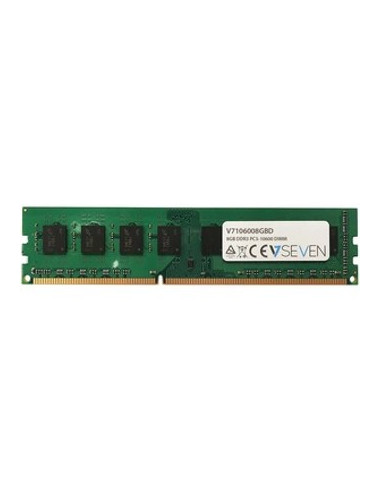 Memoria ram v7 dimm 8gb ddr3 1333 mhz pc3 10600 cl9 dimm v7106008gbd