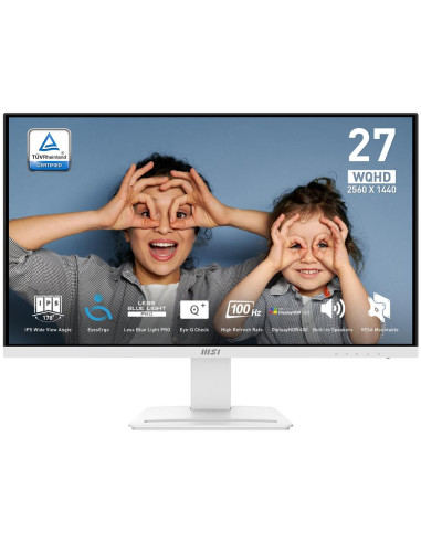 Monitor msi mp273qw e2 27 pulgadas wqhd 100hz