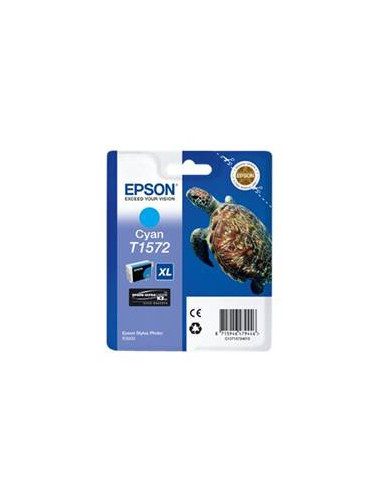 Cartucho tinta epson t157240 cian  photo r3000 - c13t15724010 -  tortuga