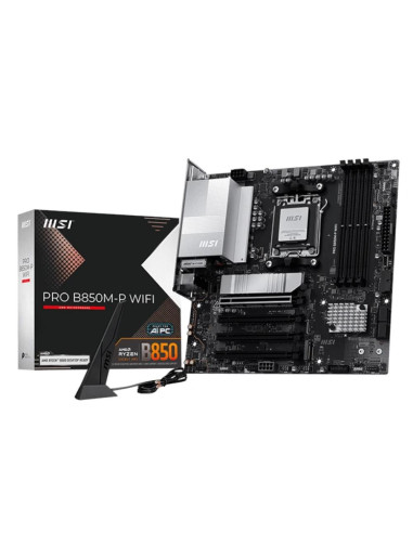 Placa base msi pro b850m - p wifi am5 matx -  4x ddr5