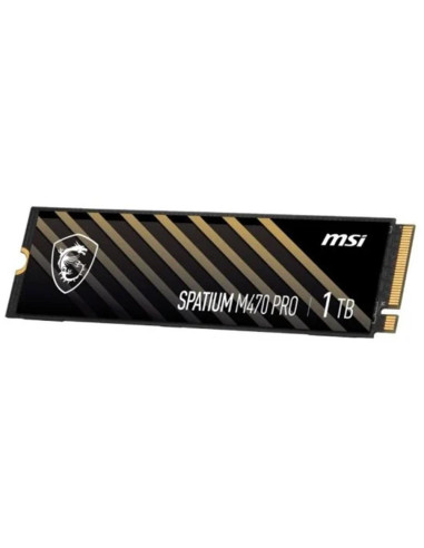 Disco duro interno solido ssd msi spatium m470 pro 1tb m.2 nvme pcie4