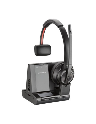 Auriculares poly savi 8210 office inalambrico negro