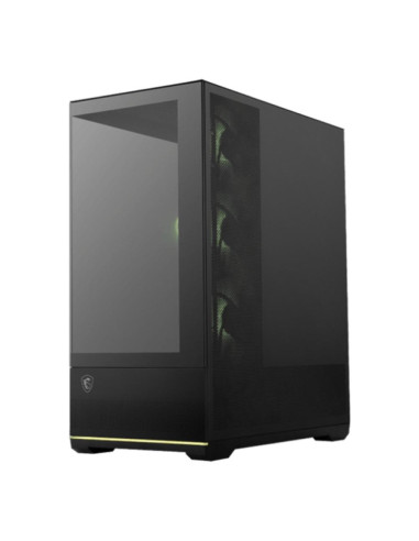 Caja ordenador gaming msi mag pano 110r pz atx rgb cristal templado negra