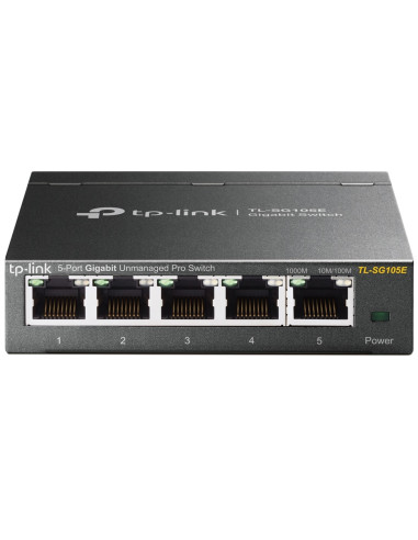 Switch 5 puertos 10 - 100 - 1000 tp - link gris