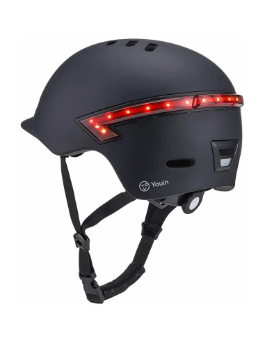 Casco smart youin homologado led 58 - 61cm negro