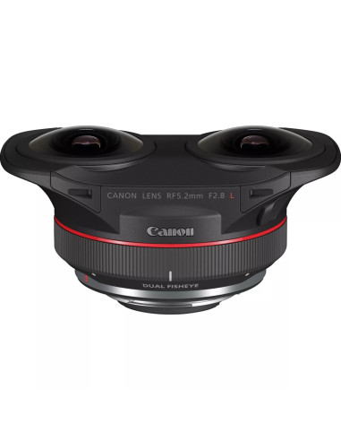 Objetivo canon rf 5.2mm f:2.8l dual fisheye