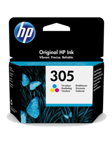 Cartucho tinta hp 305 3ym60ae tricolor deskjet 1210 - 1212