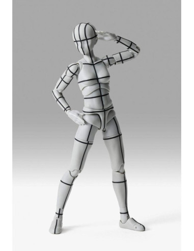 Body chan - sports edition wire frame -  (gray color ver.) fig. 13 -5 cm body kun - body chan