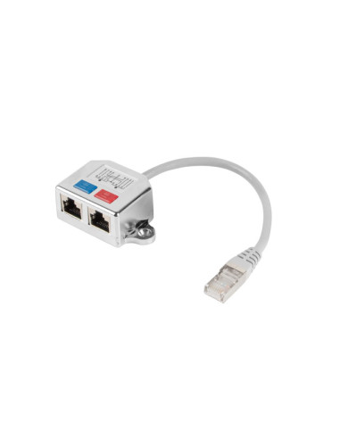 Adaptador lanberg splitter ethernet ftp rj45 a 2x rj45