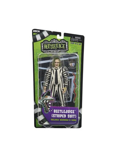 Beetlejuice black and white striped suit scale action fig. 18 cm beetlejuice (1988)