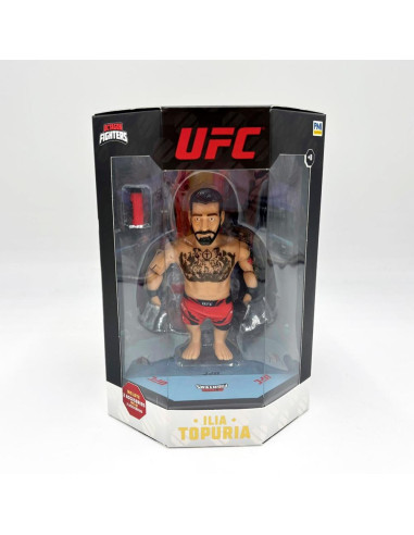 Ufc leyendas: maxi figura articulada + accesorios surtido -  ilia topuria