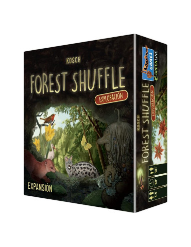 Juego de mesa forest shuffle exploración
