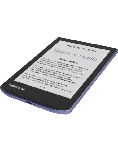 Libro electronico ebook pocketbook verse pro color ereader 6 pulgadas 16 gb lavender dream