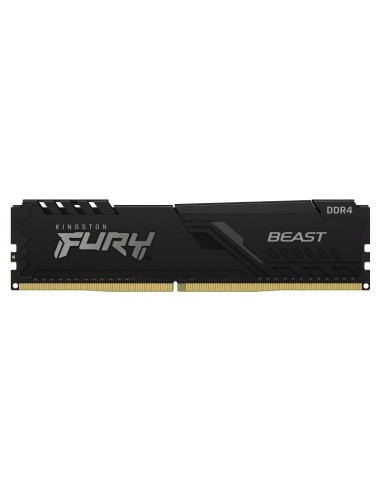 Memoria ram ddr4 16gb kingston - 2666mhz - pc4 21300 - fury beast negro - cl 16