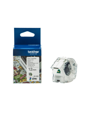 Rollo cinta adhesiva brother cz1002 12mm x 5m