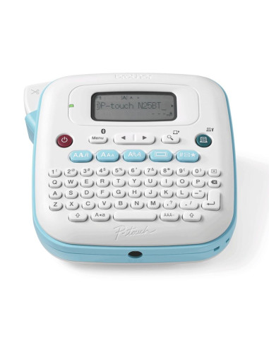 Rotuladora brother ptn25btql1 lcd -  1 linea -  teclado qwerty