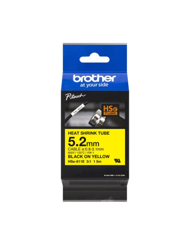 Cinta tubo brother hse611e para cables