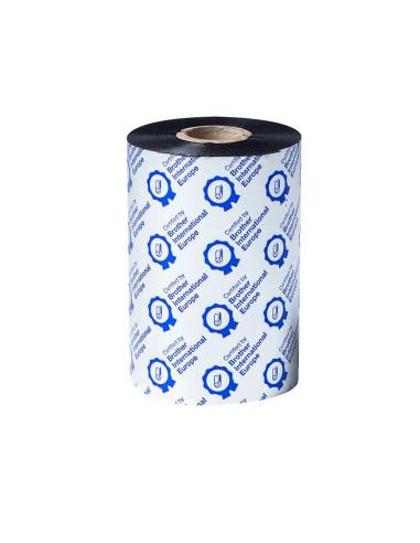 Pack rollos de ribbon de cera premium brother bwp1d450110 110mm x 450m 8 unidades