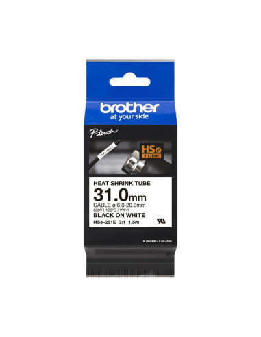 Cinta tubo brother hse261e para cables