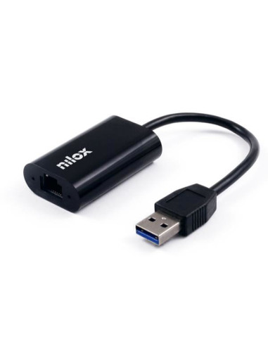 Cable adapatador nilox usb a ethernet macho hembra