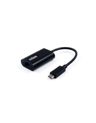 Cable adaptador nilox usb tipo c a ethernet macho - hembra