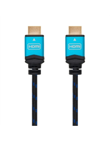 Cable nanocable hdmi v2.0 4k macho - macho negro 1m