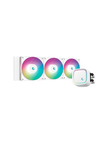 Kit refrigeracion liquida deepcool ld360 argb 360mm blanco