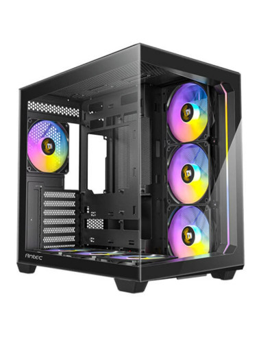 Caja ordenador gaming antec fishtank c5 atx argb vidrio negro