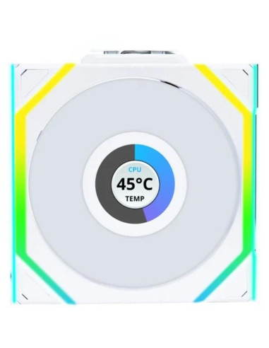Ventilador caja lian li uni fan sl inalambrico argb 120mm blanco