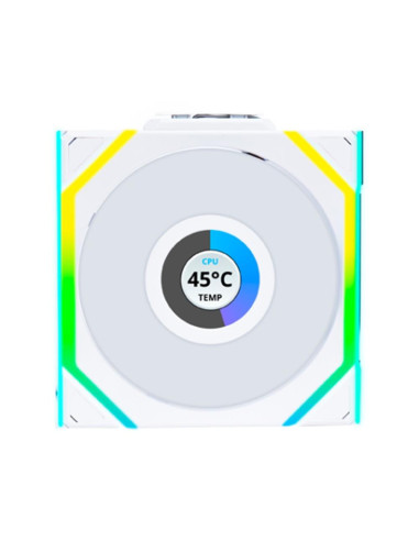 Ventilador caja lian li unifan sl inalambrico argb 120mm blanco