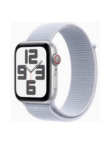 Smartwatch apple watch se gps + cell 44mm silver aluminium blue sport loop