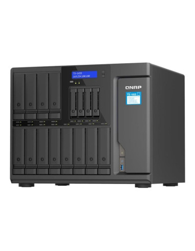 Servidor nas qnap ts - 1655 - 8g 16 bahias 8gb gigabit ethernet