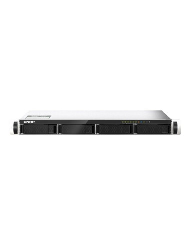 Servidor nas qnap k - ts - 435xeu - 4g+4xmn10ada600s 4 bahias 1u rack 4gb gigabit ethernet