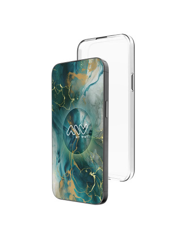 Carcasa myway para apple iphone 16 plus transparente