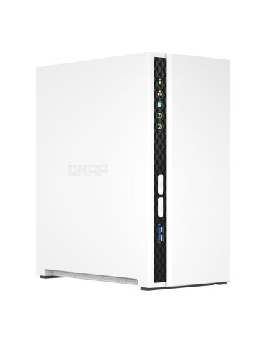 Servidor nas qnap k - ts - 233+2xmn10ada400es 2 bahias 2gb gigabit ethernet