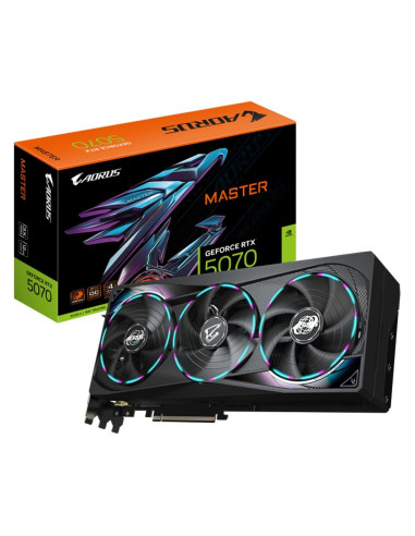 Tarjeta grafica gigabyte rtx 5070 aorus master 12gb negro gddr7
