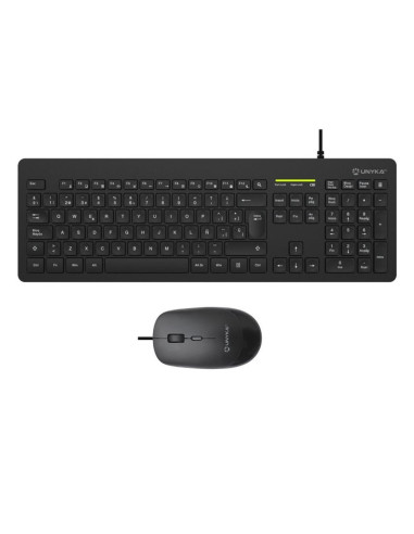 Teclado + raton unykach mk211 pro slim