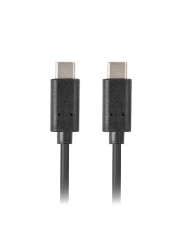 Cable usb tipo c 3.1 gen 1 lanberg 0.5m - macho -  macho - negro